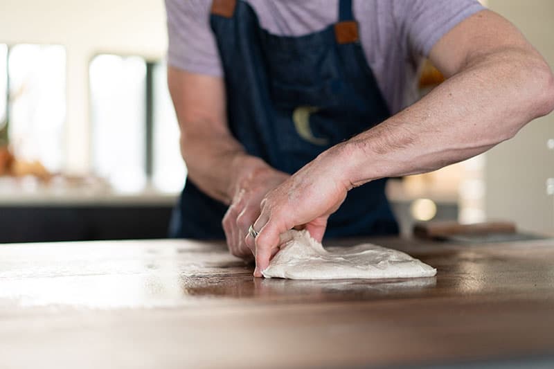 Baker Shaping Bread