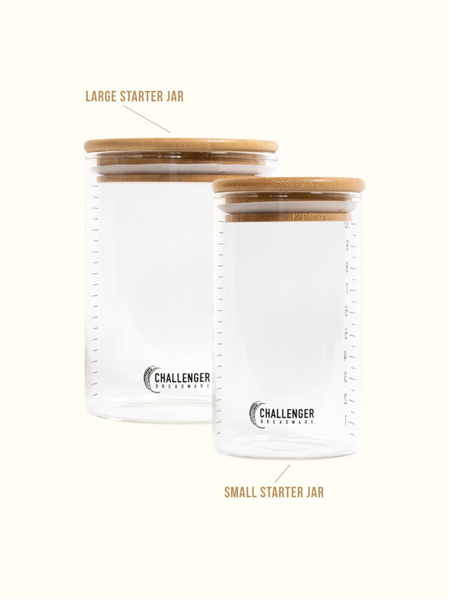 Small and Large Starter Jars