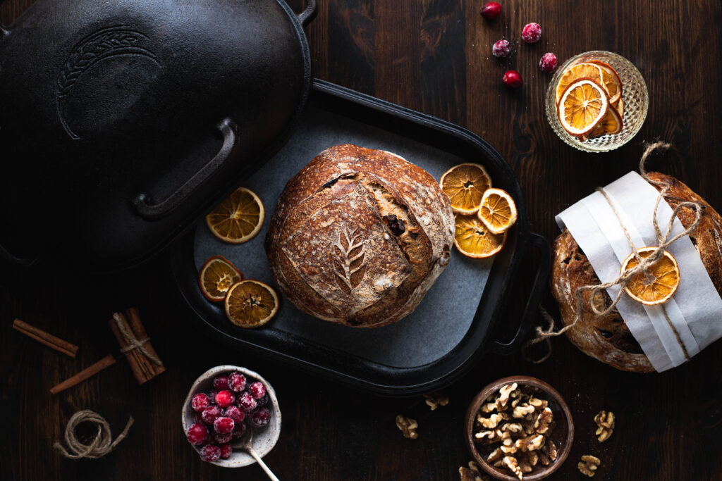 Cranberry Walnut Sourdough x